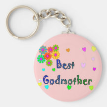 Best Godmother Key Chain