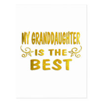 Best Granddaughter postcards