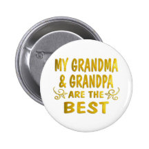 Best Grandma & Grandpa Pinback Buttons