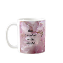 Best Grandma in the World! Coffee Cup Blossom Pink Mugs
