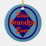 Best Grandpa Ever Personalized Ornament