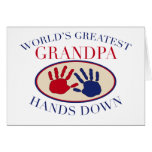 Best Grandpa Hands Down cards
