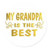 Best Grandpa Sticker