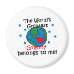 Best Granny Belongs to me Fridge Magnets