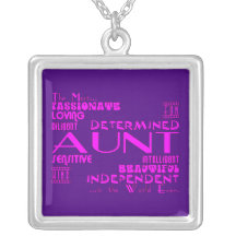 Best & Greastest Aunties & Aunts : Qualities Personalized Necklace