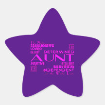 Best & Greastest Aunties & Aunts : Qualities Sticker