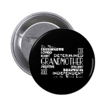 Best & Greastest Grandmothers & Grandmas Qualities Buttons