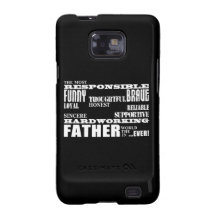 Best & Greatest Fathers & Dads Qualities of a Man Samsung Galaxy S Covers