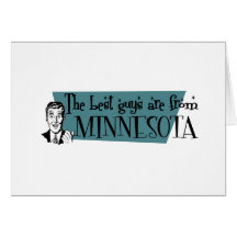 Best Guys are from Minnesota Greeting Card