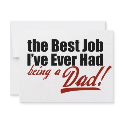 Best Job I've Ever Had... Being a Dad Invites by babyfactory