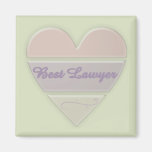 Best Lawyer Magnet -Heart
