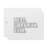 Best Librarian Ever invitations