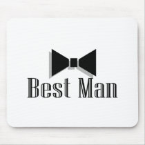 Best Man (Bow Tie 2) Mouse Mat