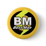 Best Man Button buttons