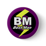 Best Man Button buttons