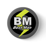 Best Man Button buttons