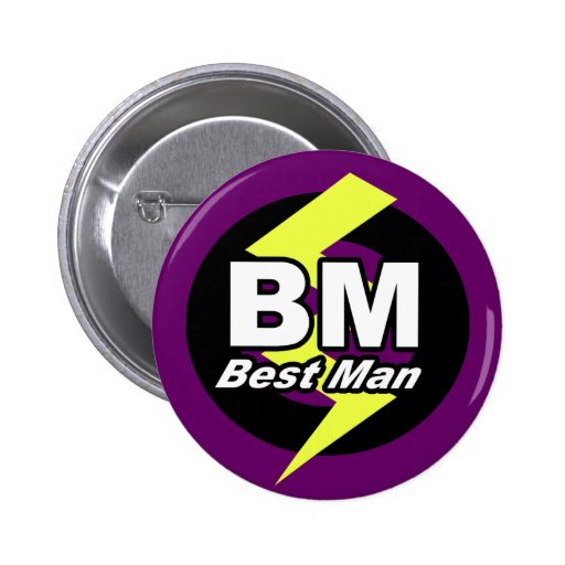 Best Man Button