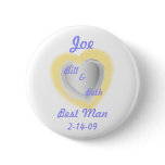 Best Man Button-Customize