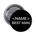 Best Man Buttons