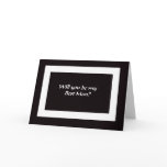 Best Man Card