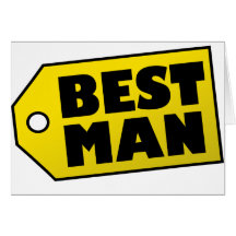 Best Man Card