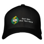 Best Man Embroidered Hat, Customizable embroidered hats