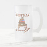 Best Man Gift 16 oz Frosted Beer Mug