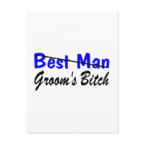 Best Man Grooms Bitch