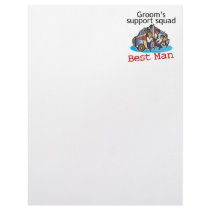 Best Man Groom's Squad Personalized Letterhead