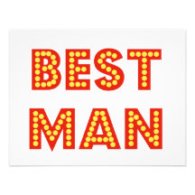 Best Man Invitations