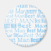 best man refrigerator magnet
