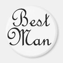Best Man Refrigerator Magnet