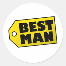 Best Man Sticker