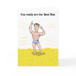 Best Man Thank You Card