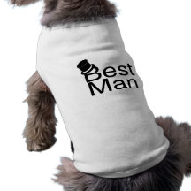 Best Man Top Hat Dog Tshirt