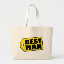 Best Man Tote Bags