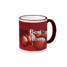 Best Mom 2012 Calendar Red Ornaments Coffee Mug