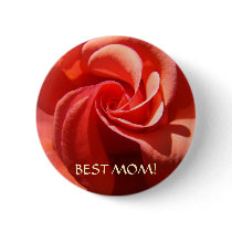 BEST MOM GIFT Rose Button Mother's Day Gift Flower