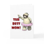 Best Mom Hippo Card