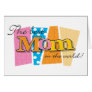 Best Mom World Greeting Cards