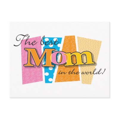 Best Mom World Post Card by mariabellimages
