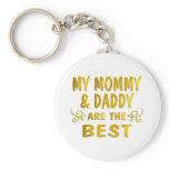 Best Mommy & Daddy Key Chain