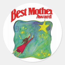 Best Mother Award Gifts Stickers