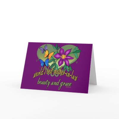 Best Mother-in-law Gifts Card by DesignsOutOfMind