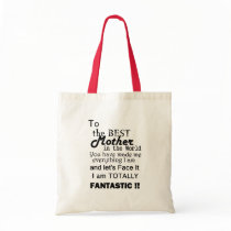 Best Mother In The World Canvas Bags