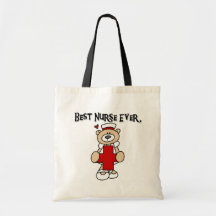 Best Nurse Ever T-shirts and Gifts Canvas Bag