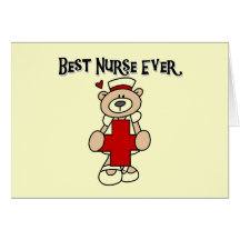 Best Nurse Ever T-shirts and Gifts Greeting Card