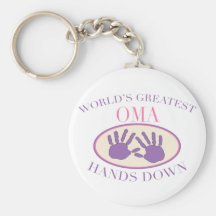 Best Oma Hands Down T-shirt Keychains