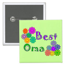 Best Oma  Mother's Day Gifts Pin