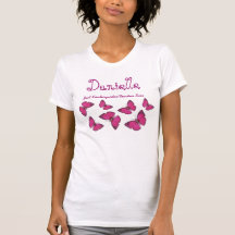 Best Preschool Teacher Ever Pink Butterflies V17 Tee Shirts